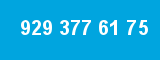 929 377 61 75 929 377 61 75